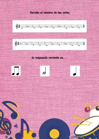 Notas musicales 2 primaria musica