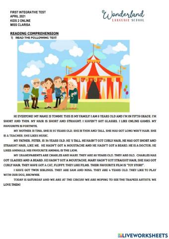 Reading integrative kids 2