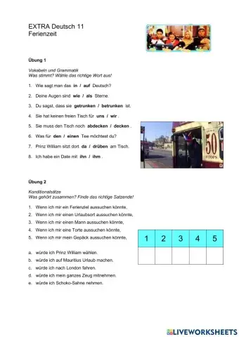 EXTRA Deutsch 11 Ferienzeit