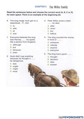 Huck Finn- chapter 5