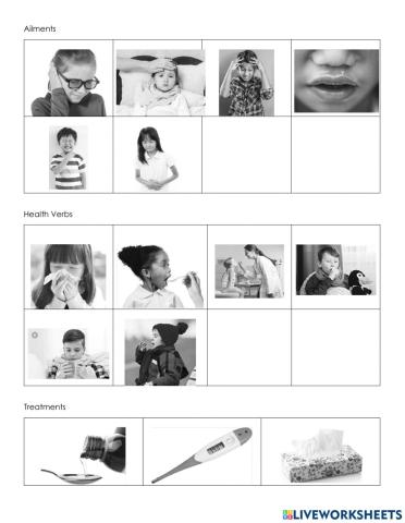 Ailments and treatments.