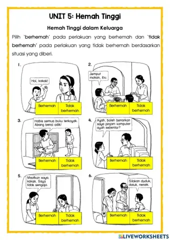 P.Moral Thn 2: Hemah Tinggi (Latihan 1)