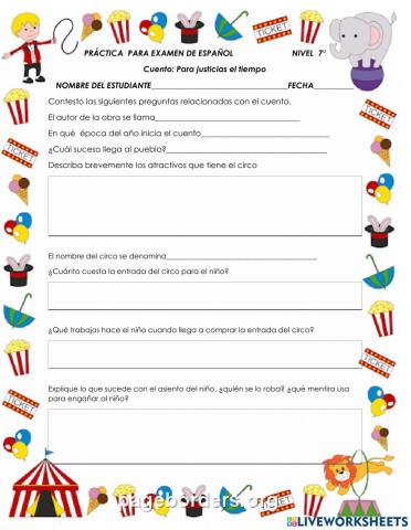 Para justicias el tiempo