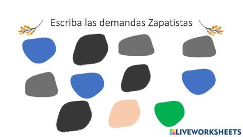 Demandas Zapatistas