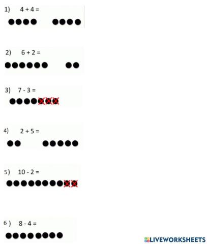Add and Subtract within 10