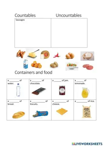 Countables and uncountables