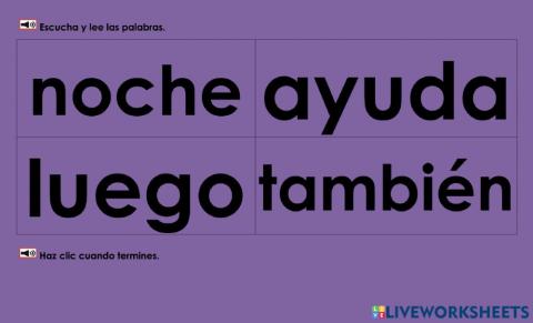 Lee las tarjetas 2: 1st grade