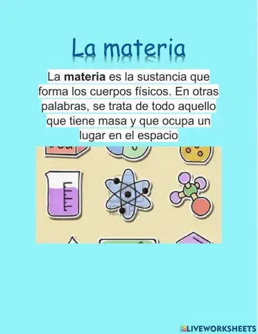 La materia