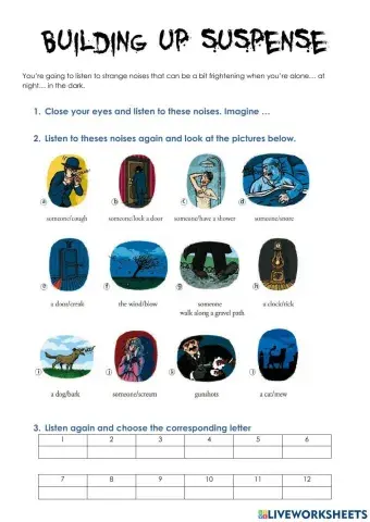 building up suspense - 1