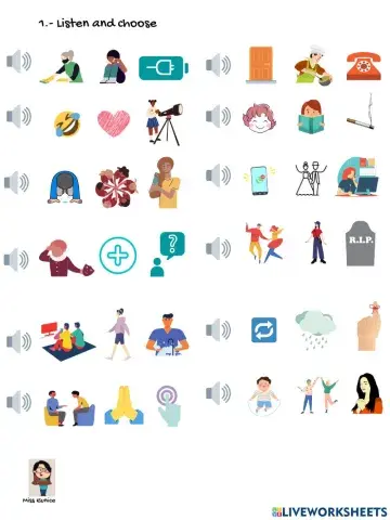 Regular verbs listening