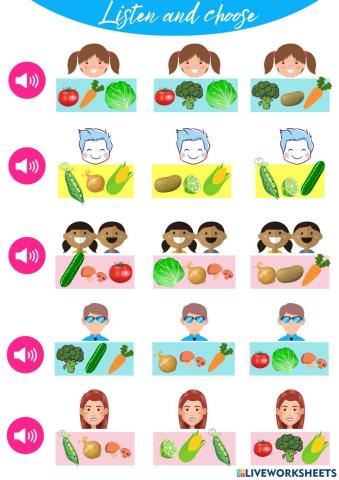 Vegetables Listening