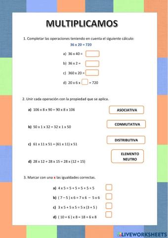 Multiplicaciones