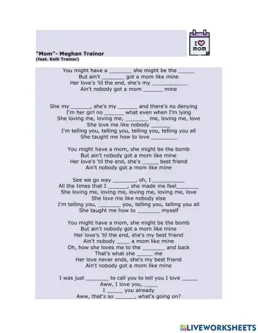 Mom - meghan trainor