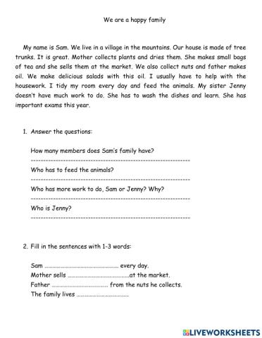 We are a happy family