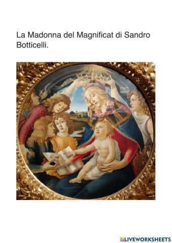 La Madonna del Magnificat di Sandro Botticelli