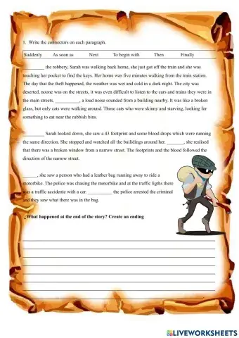 WRITE THE CONNECTORS