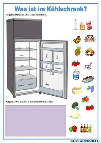 Was ist im Kühlschrank?