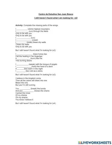 I still haven't found what I am looking for