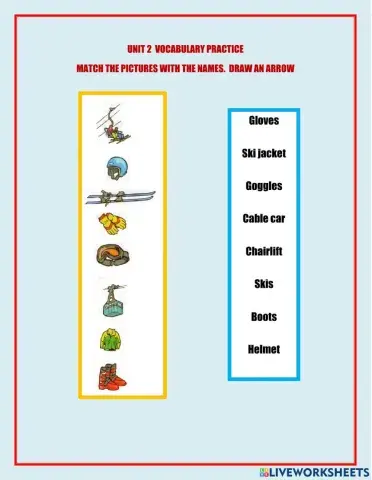 Vocabulary Winter Sports