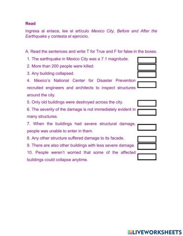 Mexico City, Before and After the Earthquake