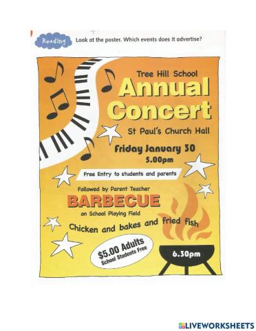 Poster comprehension