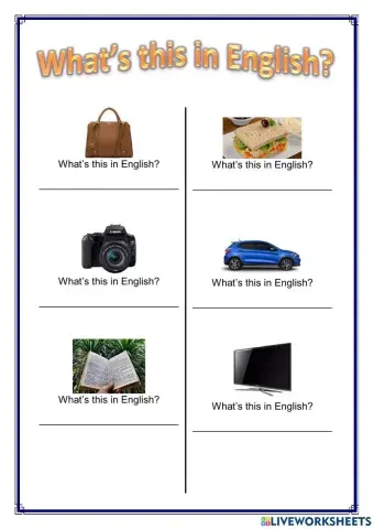 What’s this in English?