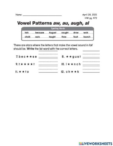 English 2nd HW 04-28