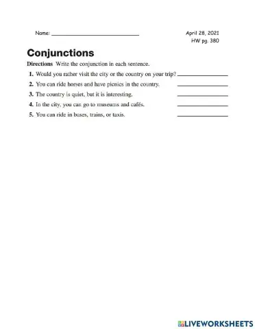 English 3rd HW 04-28