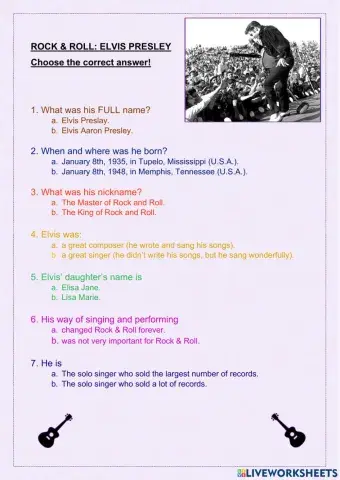 Rock and Roll: Elvis Presley