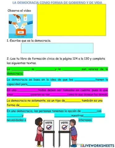 La democracia como forma de gobierno
