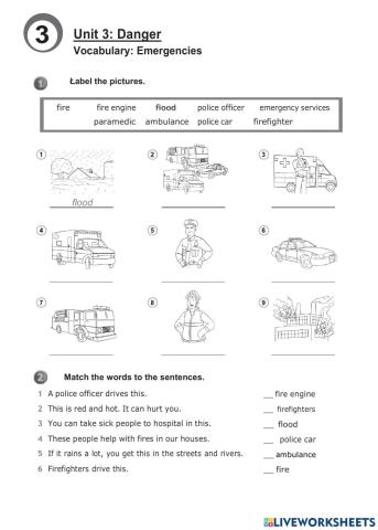 Vocabulary: Emergency