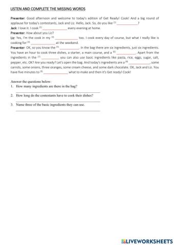 GEP3 Lesson 1: Listening