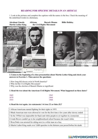 The American Civil Rights Movement