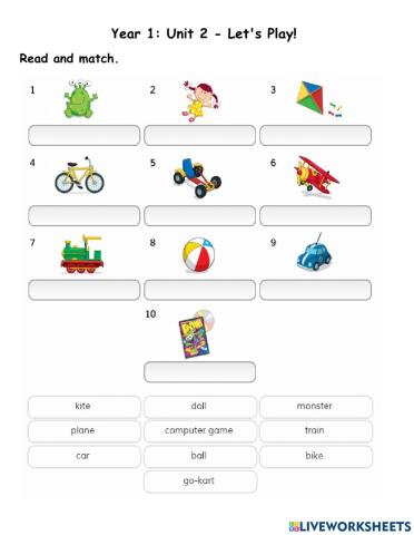 Super Minds Year 1: Unit 2 - Let's Play