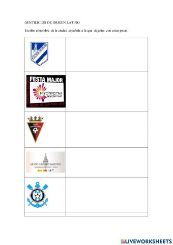 Gentilicios de origen latino