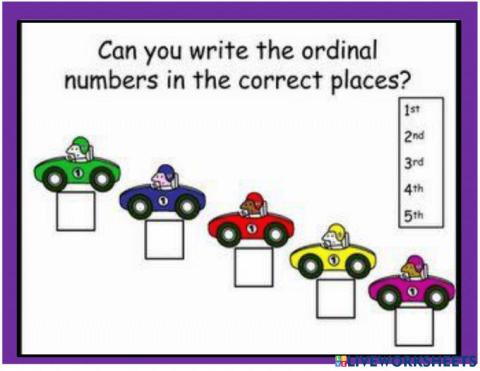 Ordinal Numbers