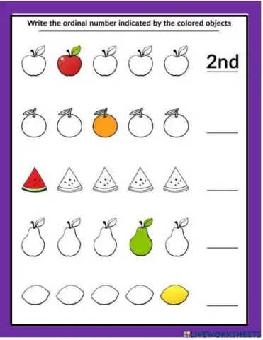 Ordinal Numbers