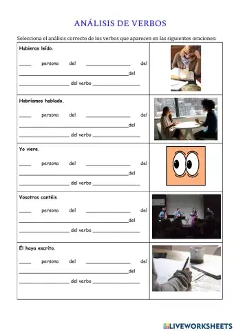 Análisis de verbos
