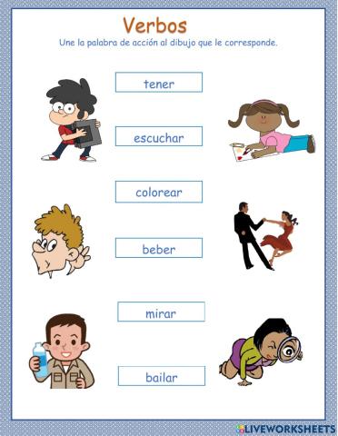 Verbos: palabras de acción