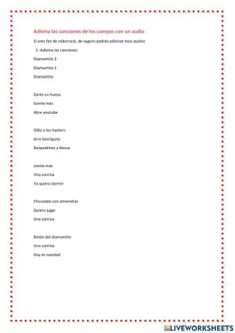 Canciones de Mikecrack