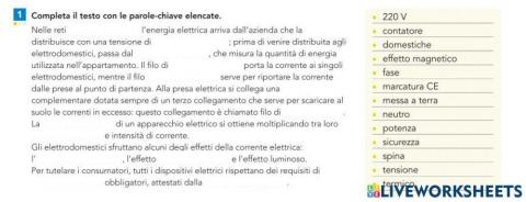 L'impianto elettrico domestico