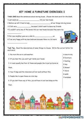 KET Home & Furniture Exercises 1