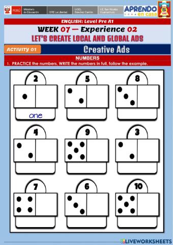 Week 7 - Experience 2 - Activity 1 - Creative Ads!