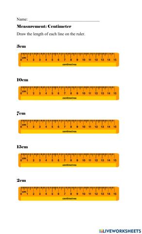 Centimetre measurement