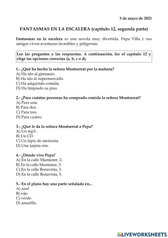 Fantasmas en la escalera Capítulo 12