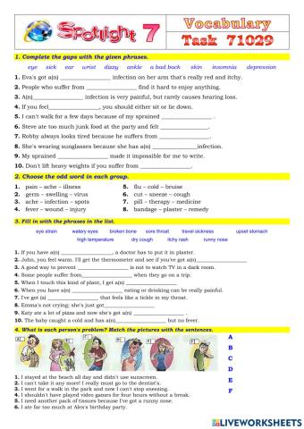 Spotlight 7 Task 71029