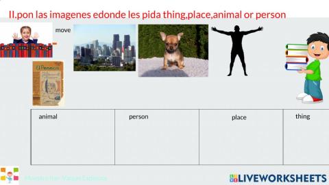 Thing place animal person