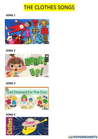 Clothes songs