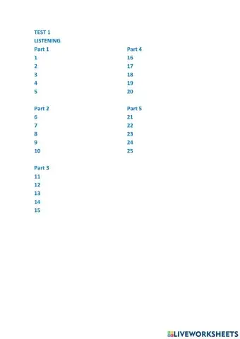Ket2 mock test 1 listening