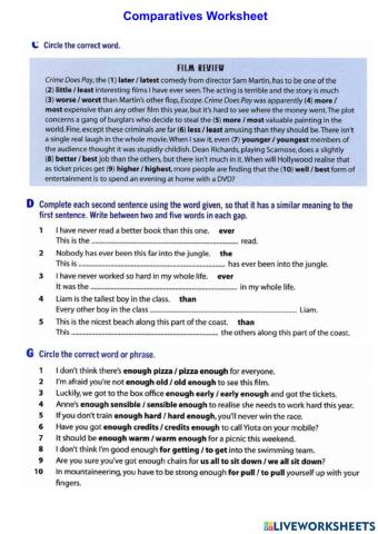 Comparative Adjectives